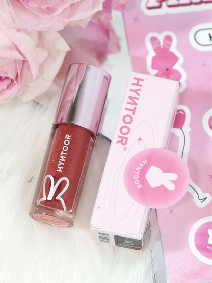 HYNTOOR Astronaut Dazzling Lip Dew 2.2g Pink Star Series Lip Stain - Peachy Glam