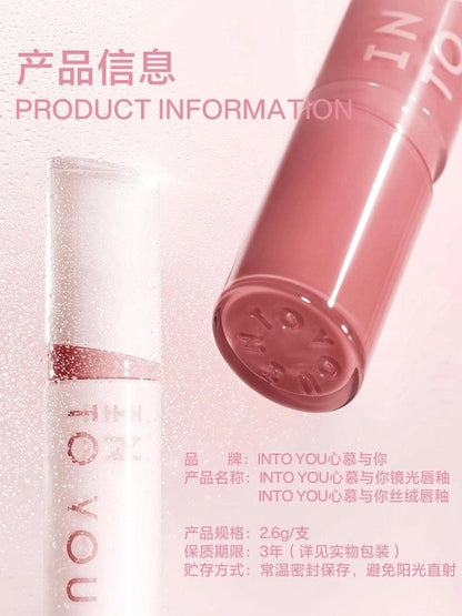 INTO YOU Glow Lip Tint 2.6g Velvet Lip Matte - Peachy Glam