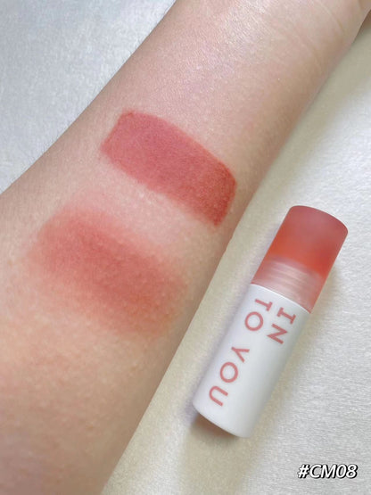 INTO YOU Cloudy Lip Mud - Peachy Glam