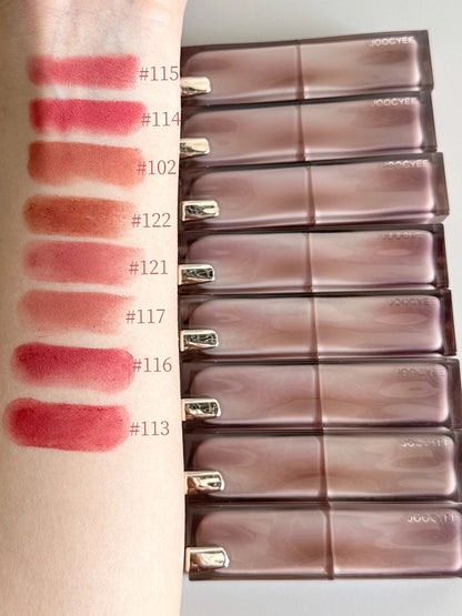 JOOCYEE Pink Mist Series Velvet Matte Lipstick - Peachy Glam