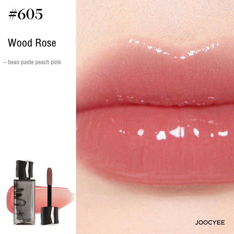 JOOCYEE Smokey Series Mirror Essence Lip Gloss - Peachy Glam