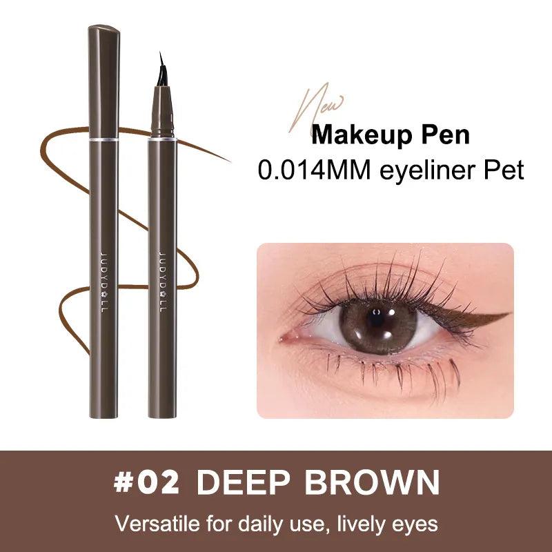 JUDYDOLL 18° Ultra-Fine Liquid Eyeliner | Waterproof & Long-lasting - Peachy Glam