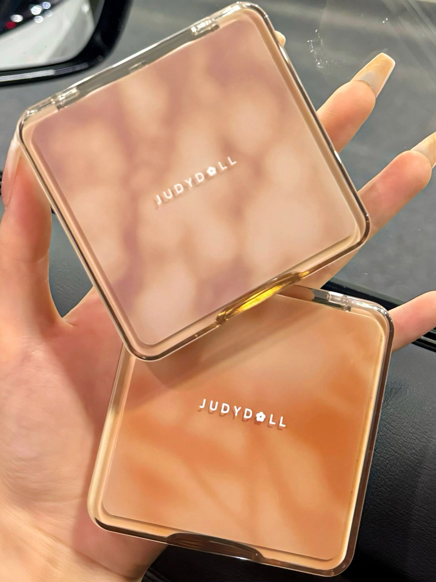 JUDYDOLL 2-IN-1 Highlighter & Contour Palette 9g - Peachy Glam