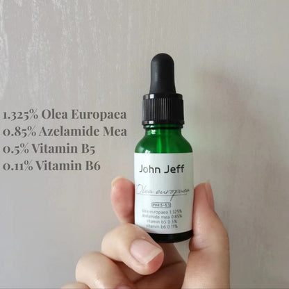 John Jeff 1.325% Olive Europaea Serum for Oily & Acne-Prone Skin 15/30/50ml - Peachy Glam