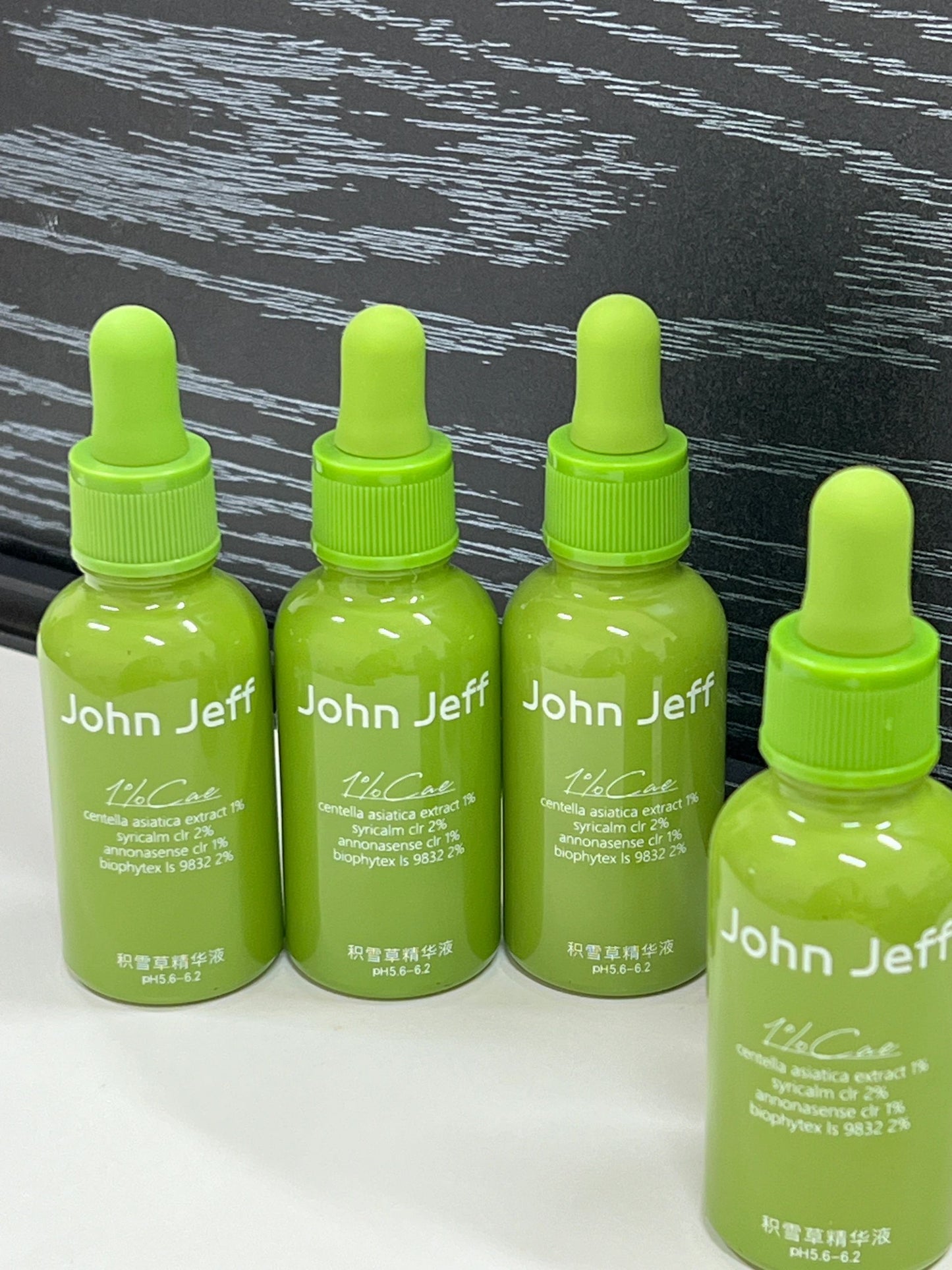 John Jeff 1% Centella Asiatica Essence 15ml 30ml 50ml Fades Acne Marks - Peachy Glam