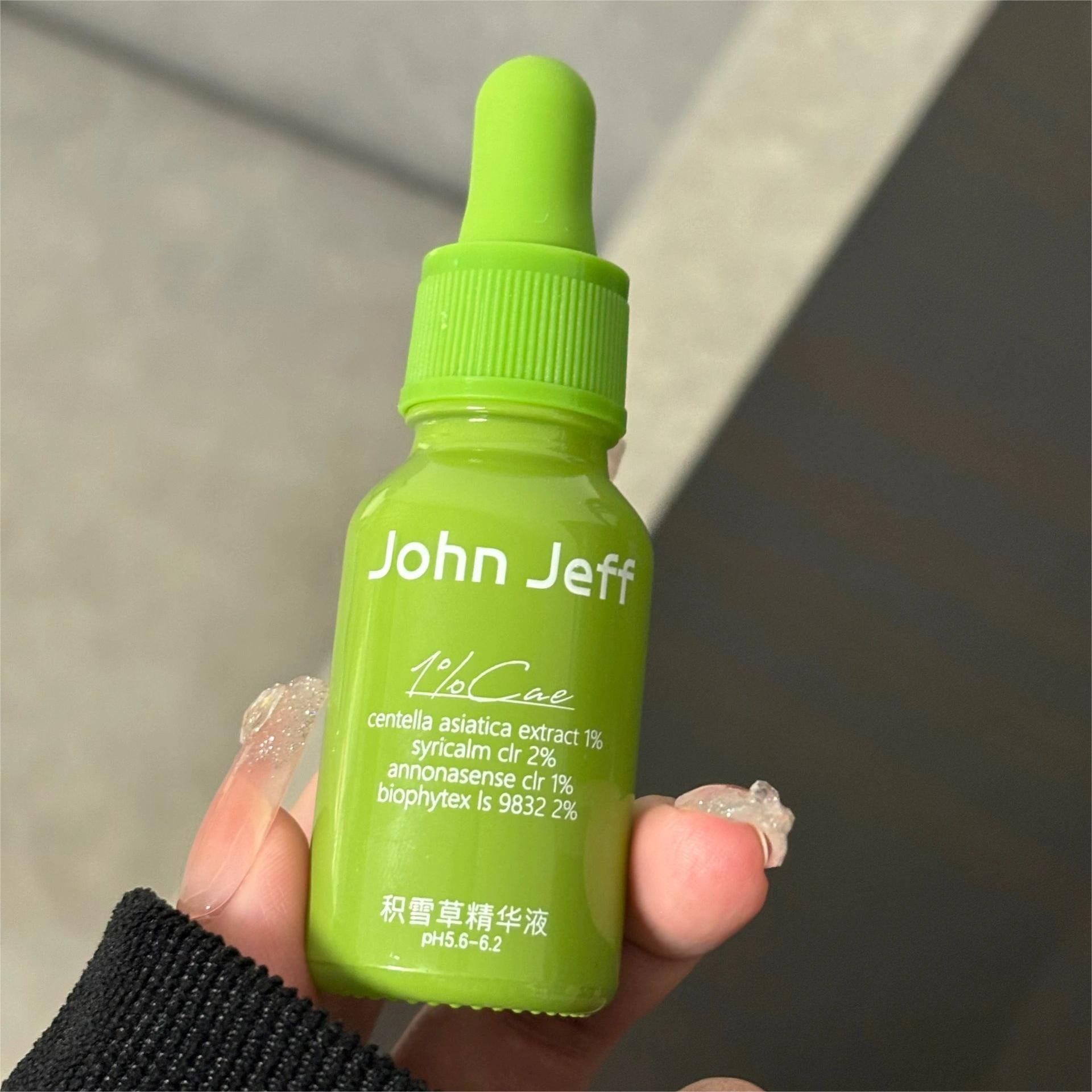 John Jeff 1% Centella Asiatica Essence 15ml 30ml 50ml Fades Acne Marks - Peachy Glam