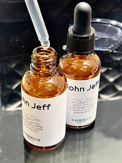 John Jeff 2% Salicylic Acid Essence 30ml Anti-acne Oil-control Face Serum - Peachy Glam