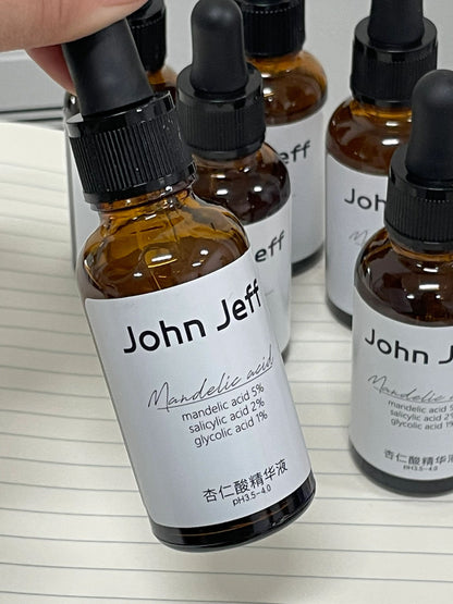John Jeff Mandelic Acid 5% Facial Essence 30ml Anti-acne Essence - Peachy Glam