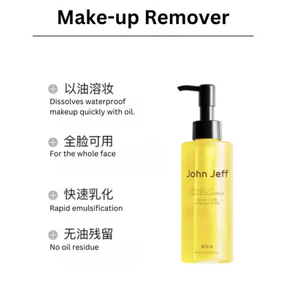 John Jeff Oil Deep Cleanser 155ml 72.4% Grease Cleansing Oil - Peachy Glam