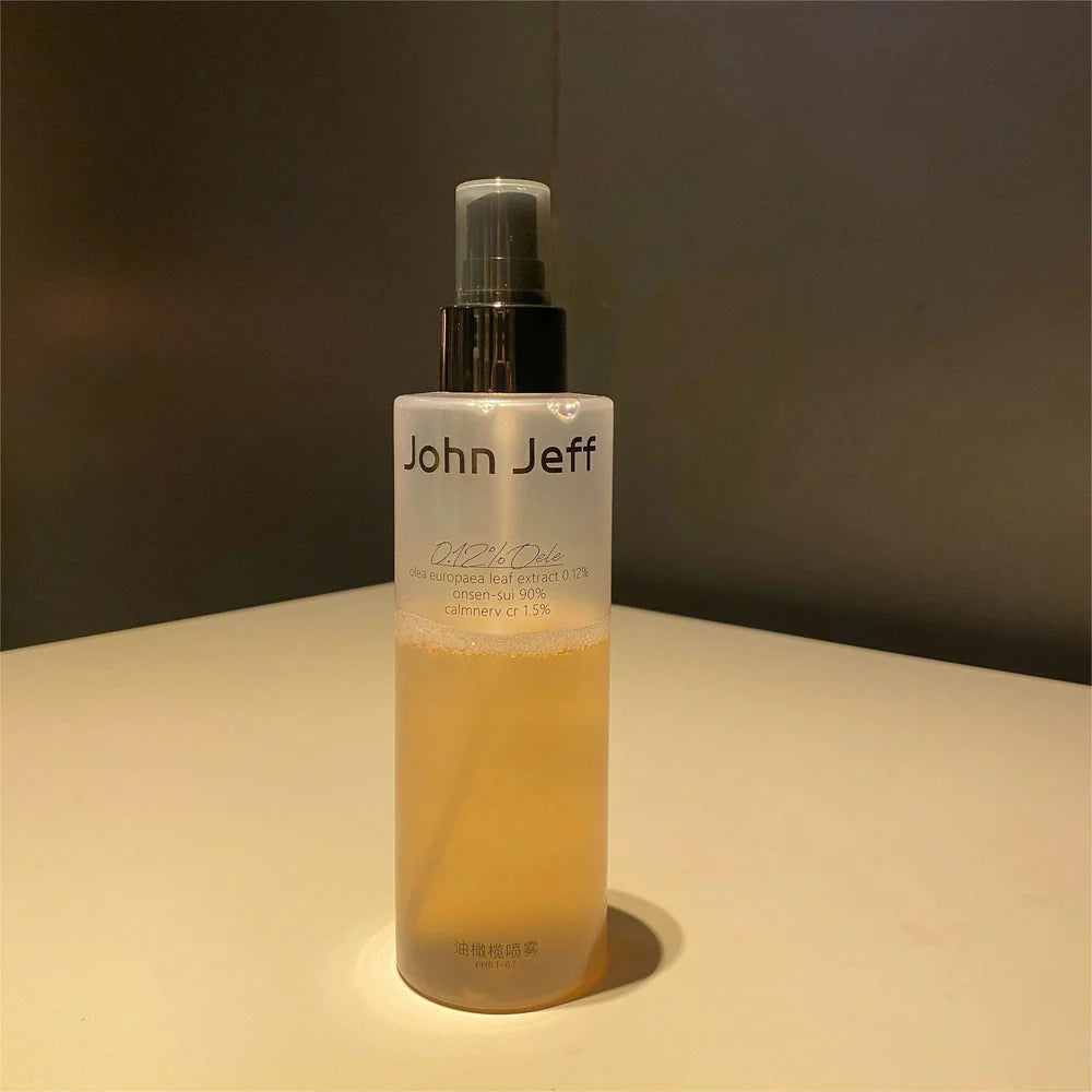 John Jeff Olive Spray 0.12% Olea Europaea Leaf Extract Toner 200ml - Peachy Glam