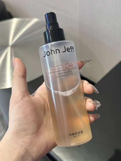 John Jeff Olive Spray 0.12% Olea Europaea Leaf Extract Toner 200ml - Peachy Glam