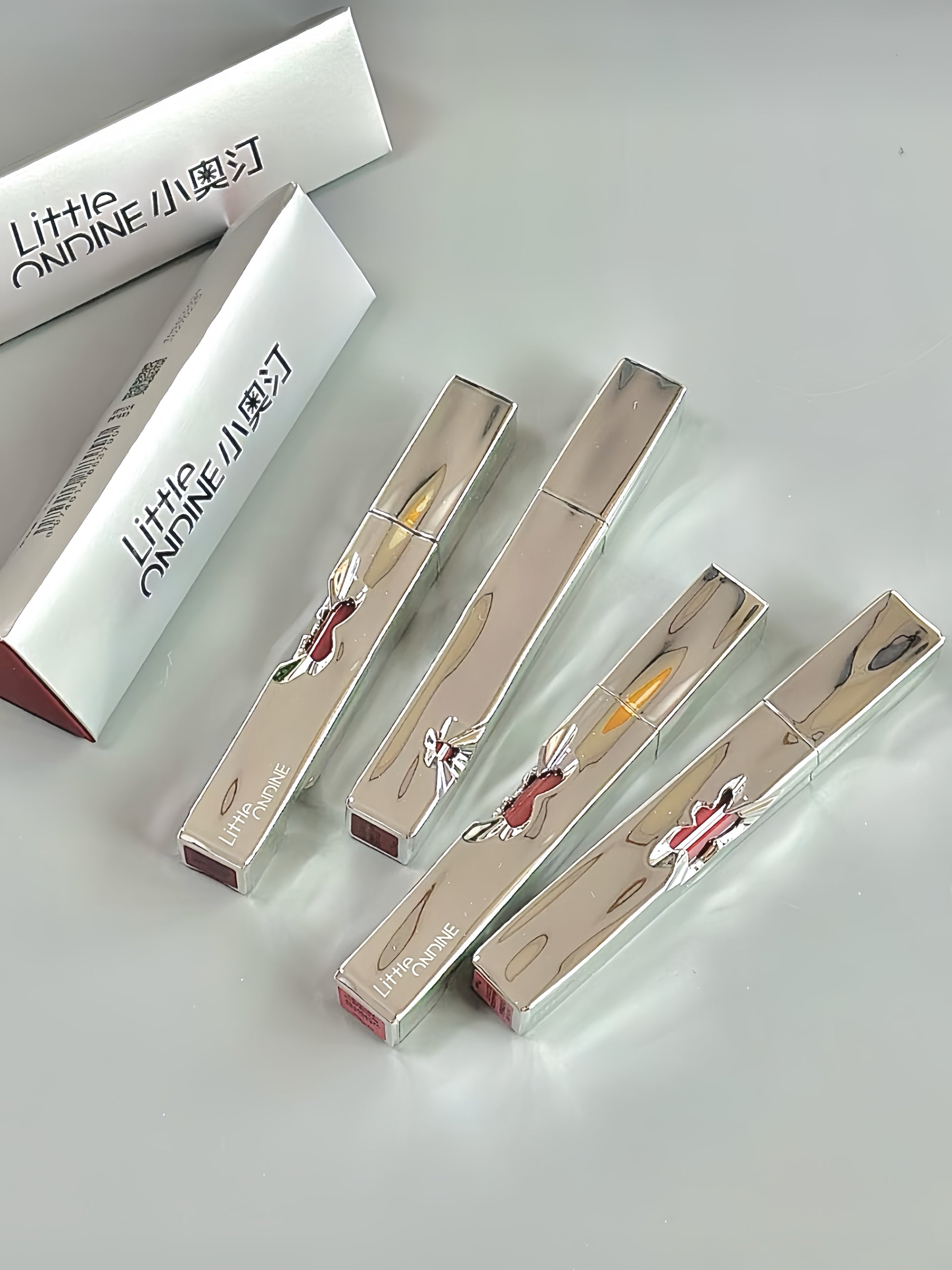 LITTLE ONDINE Blossom Mood Lip Mud 2.4g Matte Lip Clay Velvet Lip Stick Stain - Peachy Glam