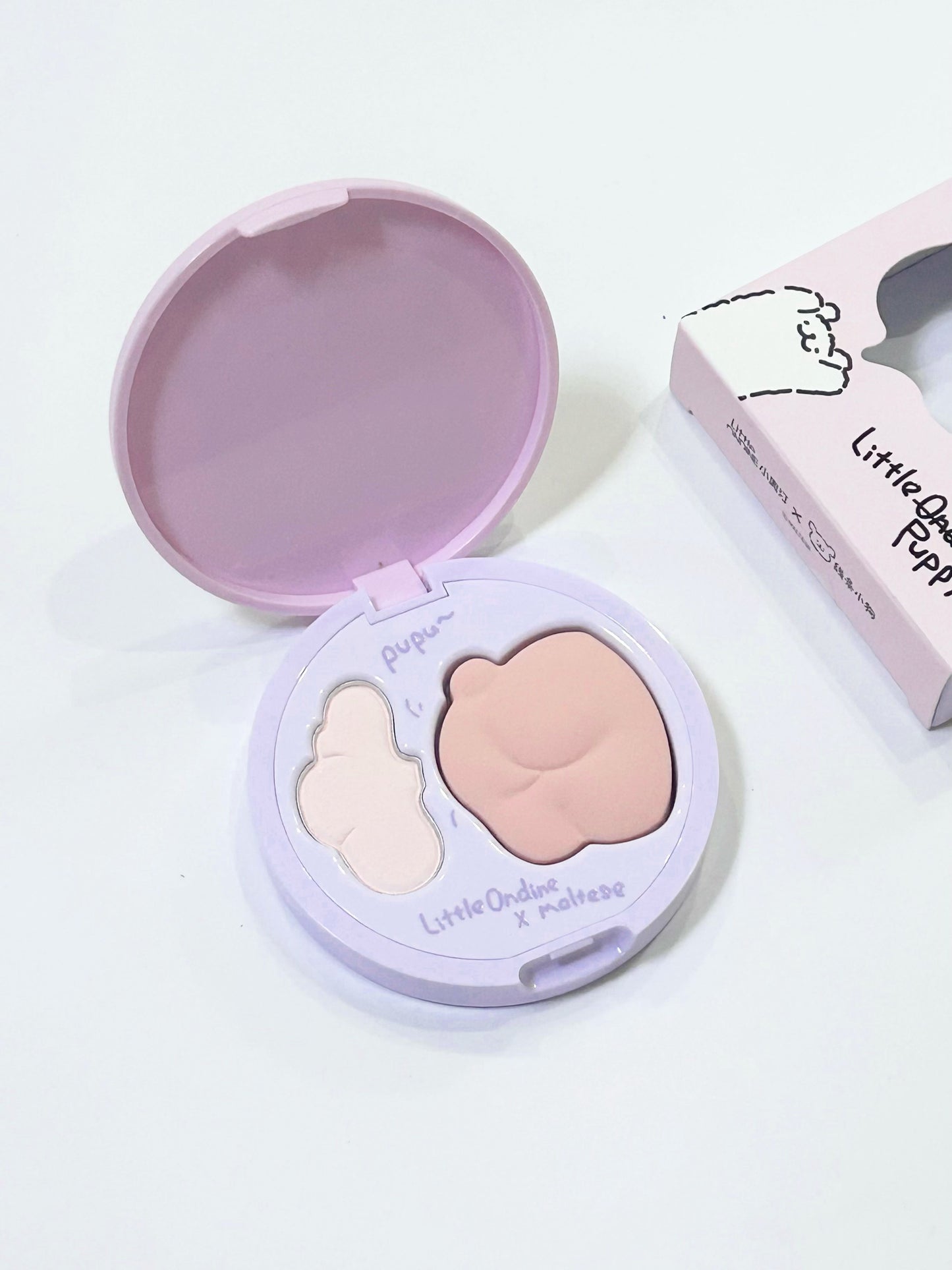 LITTLE ONDINE Puppy Highlighter 6.5g+3g - Peachy Glam