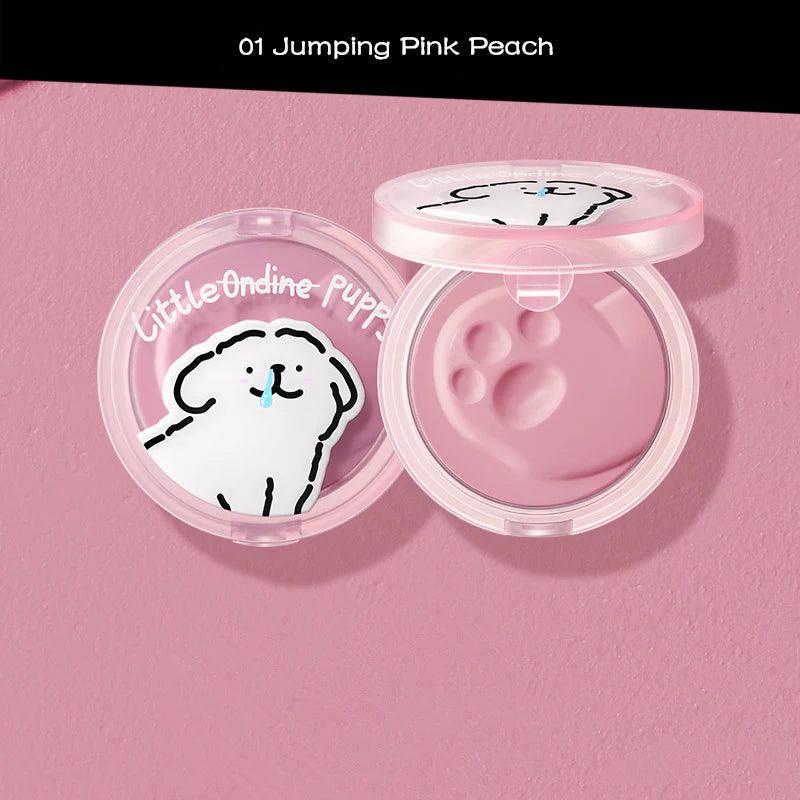 LITTLE ONDINE Puppy Series Blusher Cream 5.5g Matte Natural Brightening - Peachy Glam