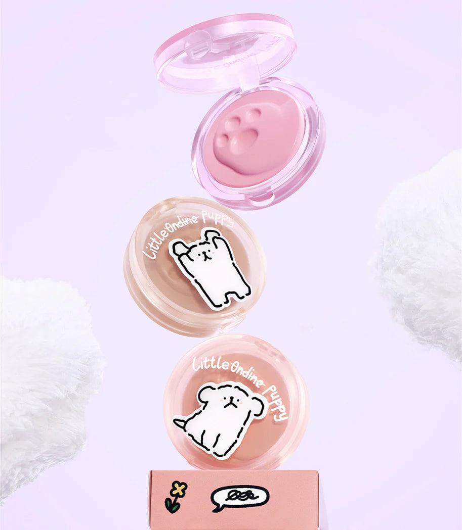 LITTLE ONDINE Puppy Series Blusher Cream 5.5g Matte Natural Brightening - Peachy Glam