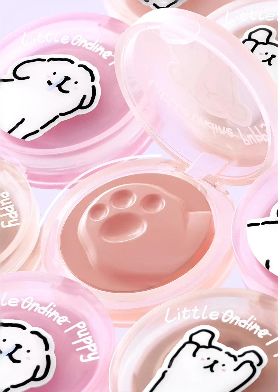 LITTLE ONDINE Puppy Series Blusher Cream 5.5g Matte Natural Brightening - Peachy Glam