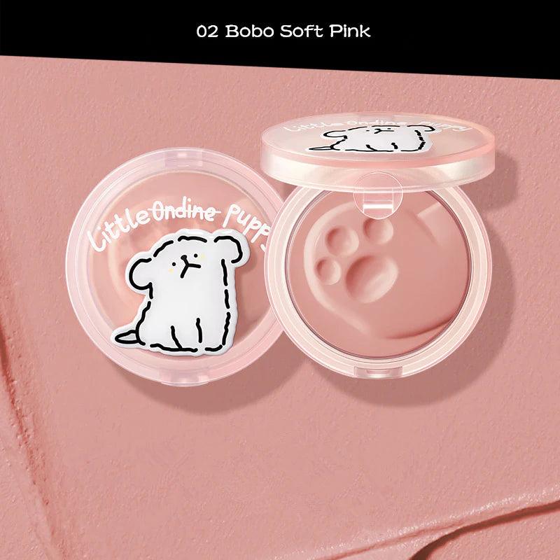 LITTLE ONDINE Puppy Series Blusher Cream 5.5g Matte Natural Brightening - Peachy Glam