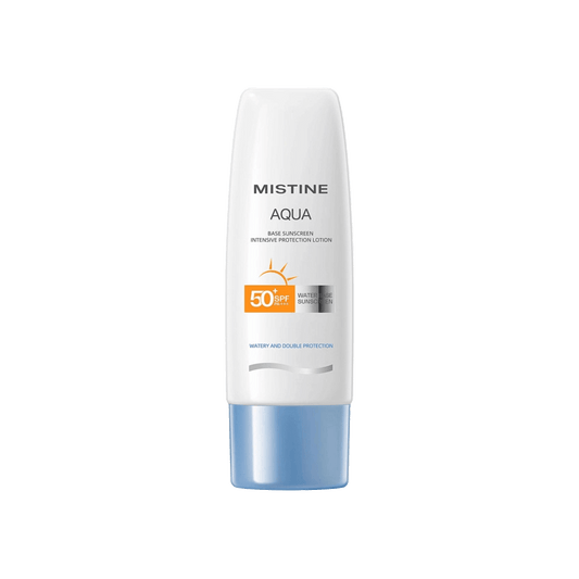 MISTINE Aqua Base Sunscreen Intensive Protection Lotion SPF50+ PA+++ - Peachy Glam