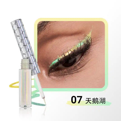 CHARMACY Chameleon Glitter Eyeliner Liquid Waterproof 1.5ml - Peachy Glam