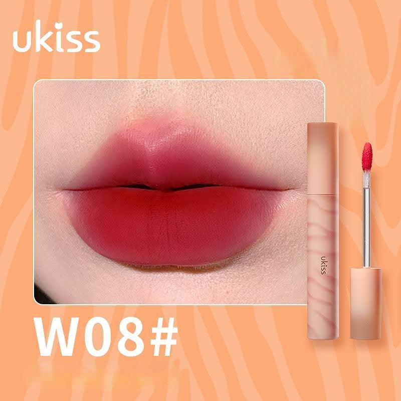 UKISS Milk Orange Trek Water Lip Gloss Lip Dew - Peachy Glam