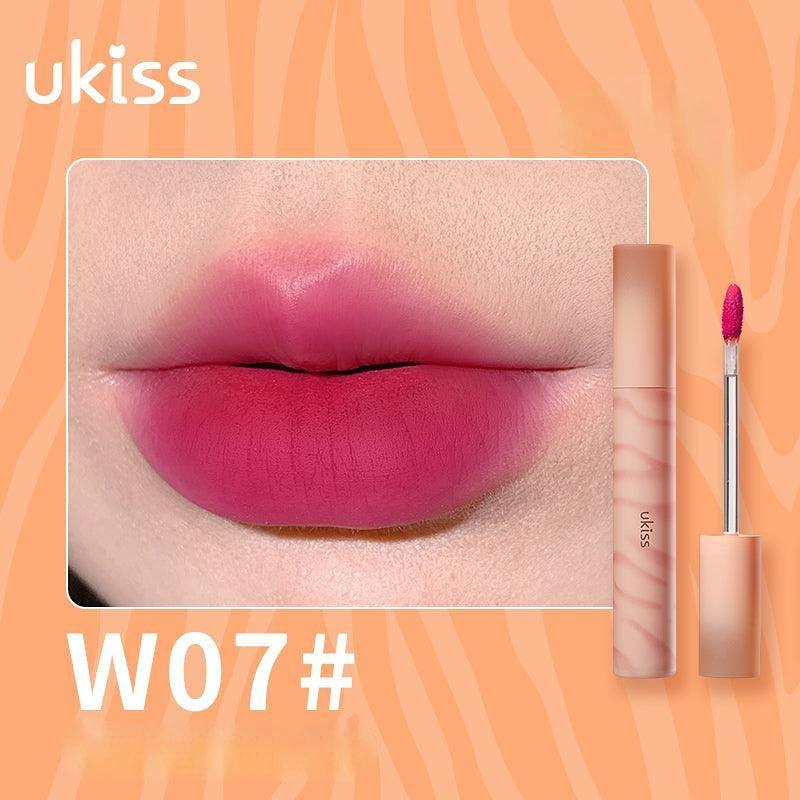 UKISS Milk Orange Trek Water Lip Gloss Lip Dew - Peachy Glam