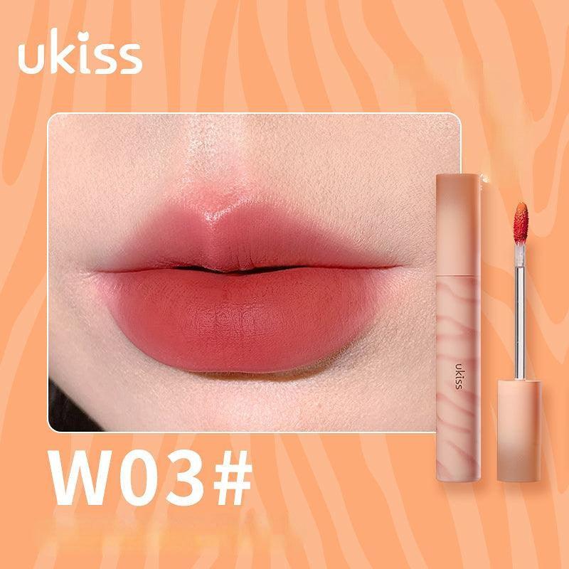 UKISS Milk Orange Trek Water Lip Gloss Lip Dew - Peachy Glam