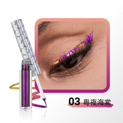 CHARMACY Chameleon Glitter Eyeliner Liquid Waterproof 1.5ml - Peachy Glam