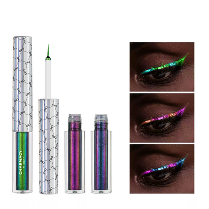 CHARMACY Chameleon Glitter Eyeliner Liquid Waterproof 1.5ml - Peachy Glam