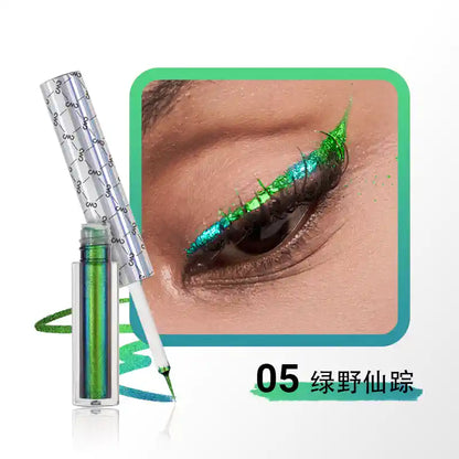 CHARMACY Chameleon Glitter Eyeliner Liquid Waterproof 1.5ml - Peachy Glam