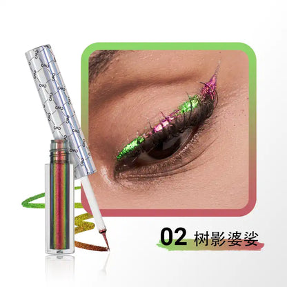 CHARMACY Chameleon Glitter Eyeliner Liquid Waterproof 1.5ml - Peachy Glam