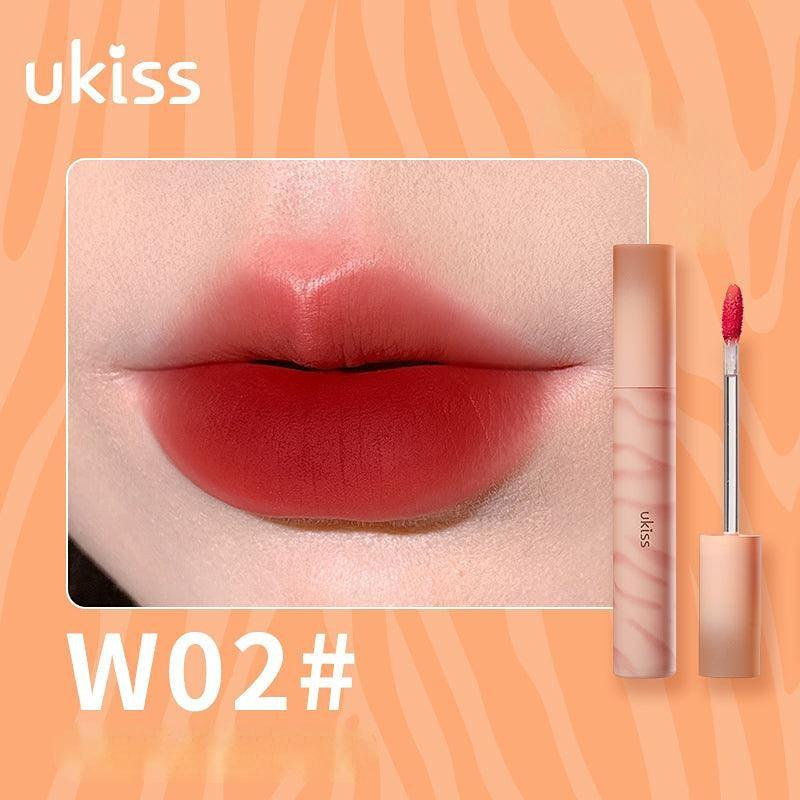 UKISS Milk Orange Trek Water Lip Gloss Lip Dew - Peachy Glam