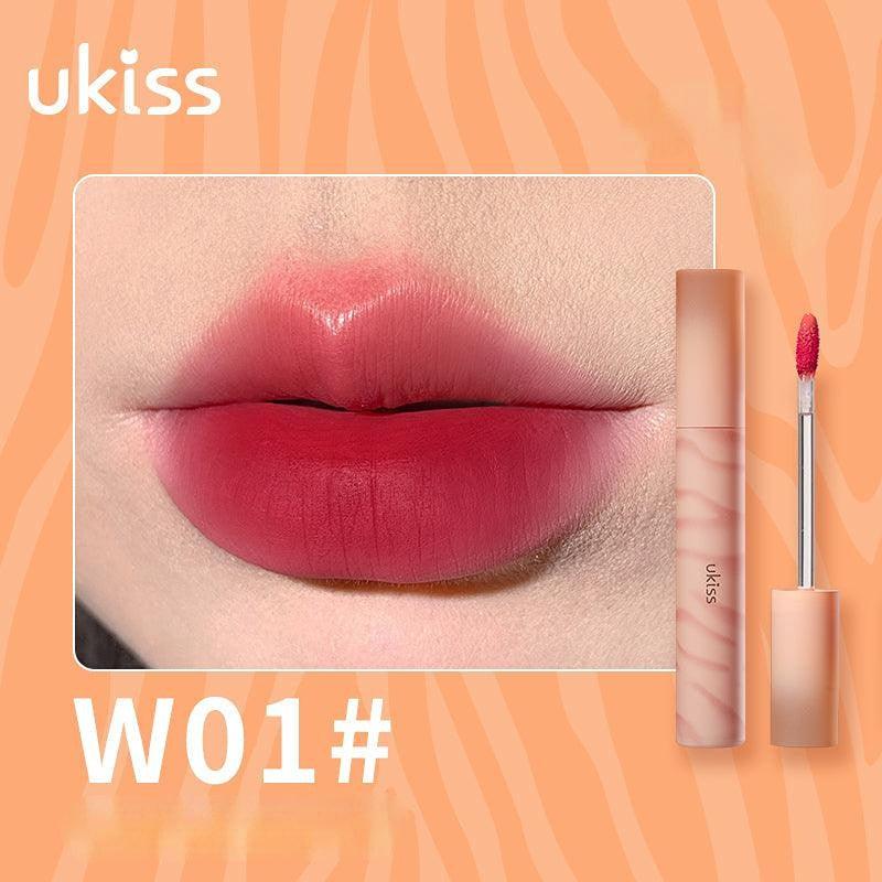 UKISS Milk Orange Trek Water Lip Gloss Lip Dew - Peachy Glam