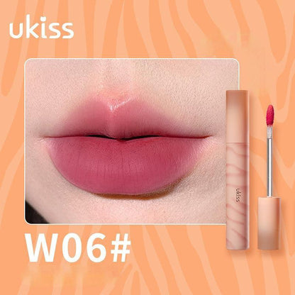 UKISS Milk Orange Trek Water Lip Gloss Lip Dew - Peachy Glam