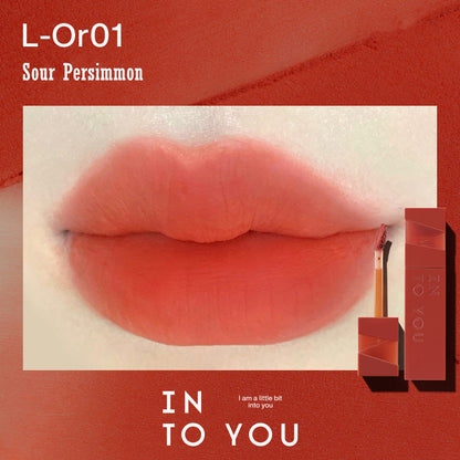 INTO YOU Soft Mist Velvet Matte Lip Glaze 3g - Peachy Glam