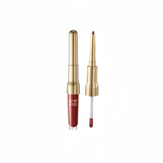 Out of Office Double-ended Essence Lip GLoss Lip Liner 1.5g+200mg - Peachy Glam
