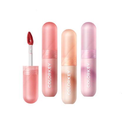 COLORKEY Moist Velvet Mousse Matte Lip Mud 3g - Peachy Glam