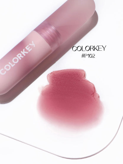 COLORKEY Moist Velvet Mousse Matte Lip Mud 3g - Peachy Glam