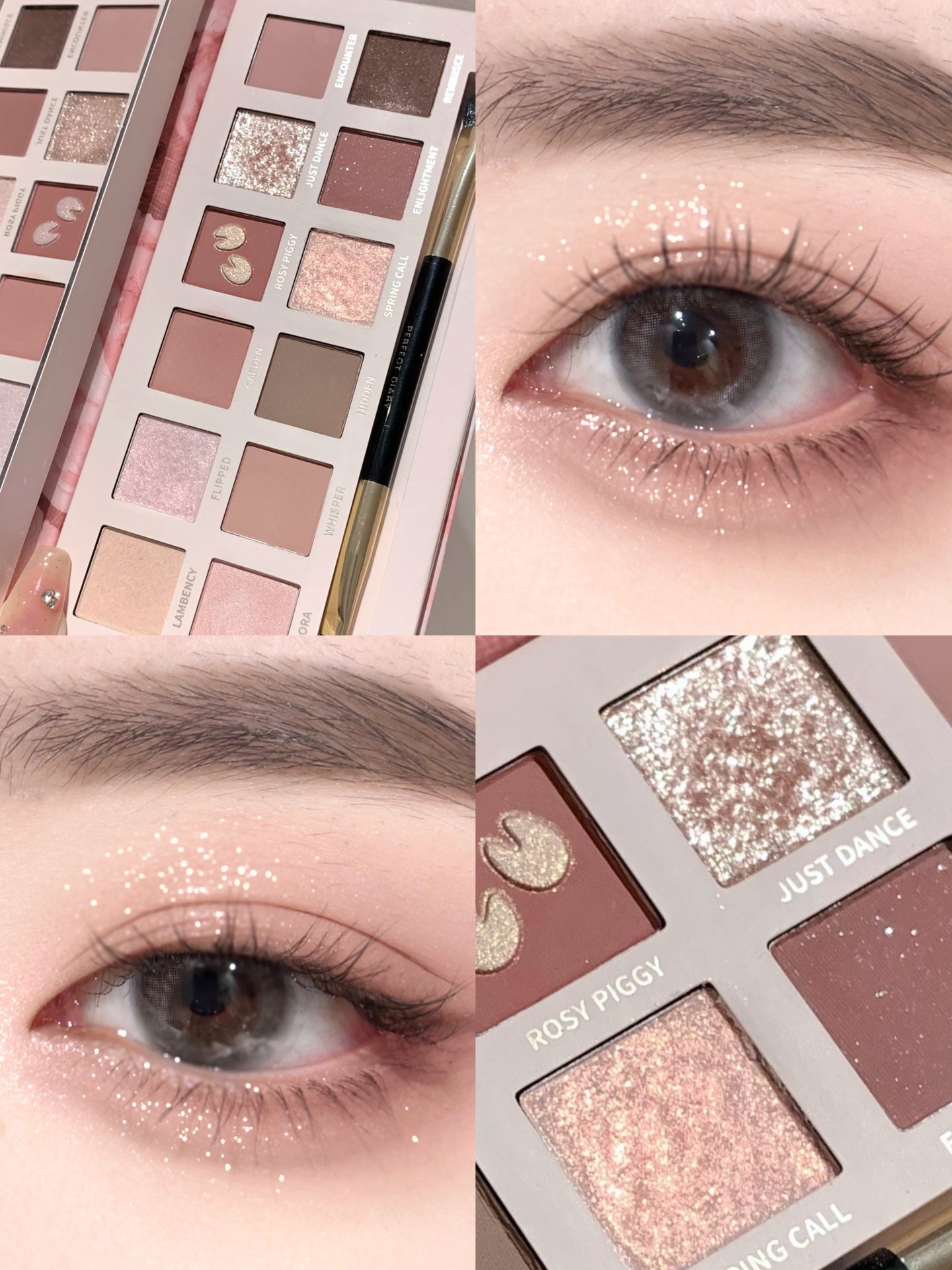 Perfect Diary Highly Pigmented Explorer Eyeshadow Palette - Peachy Glam