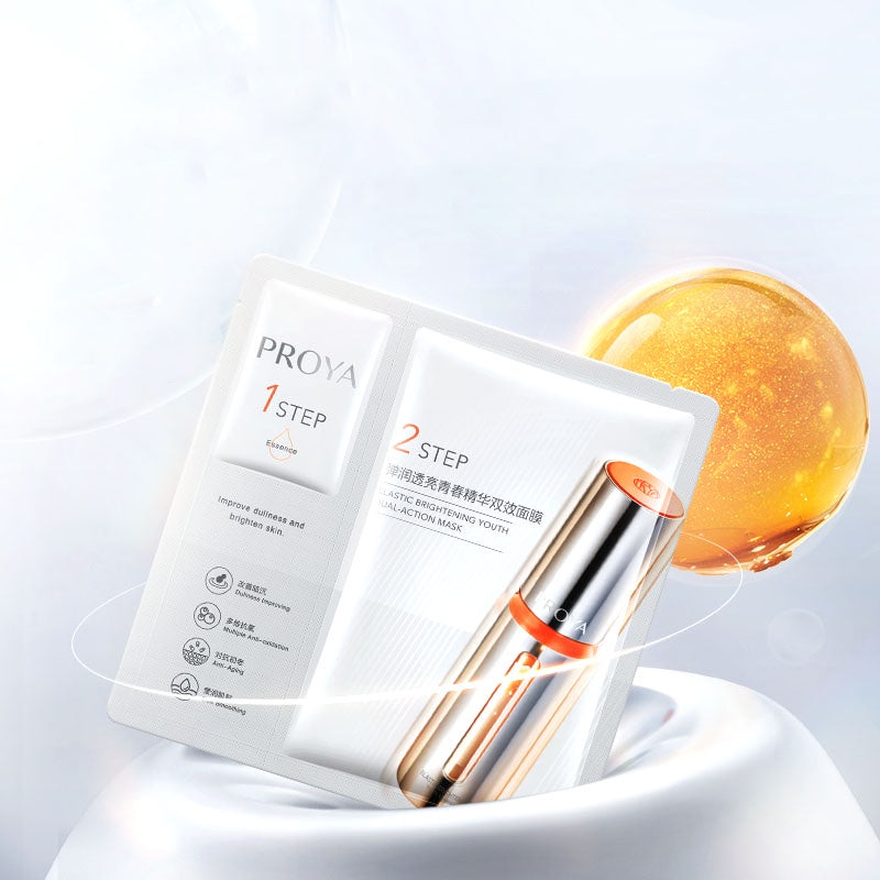 Proya 2.0 Double Effect Brightening Essence Mask - Peachy Glam