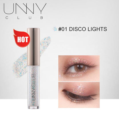 UNNY CLUB Shimmer Pearlescent Liquid Eyeshadow - Peachy Glam