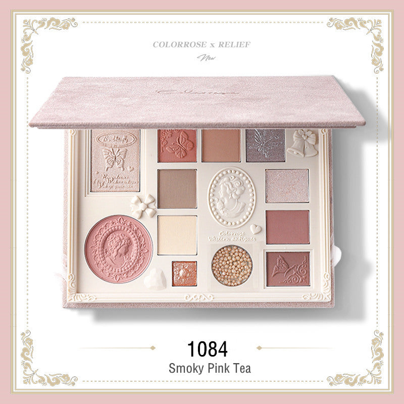 COLORROSE Western Antique Series All-in-one Eyeshadow Palette 23g - Peachy Glam