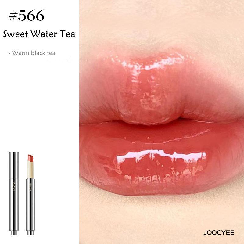 JOOCYEE Glossy Rouge Lip Gloss Moisturizing Nonstick 2.2g - Peachy Glam