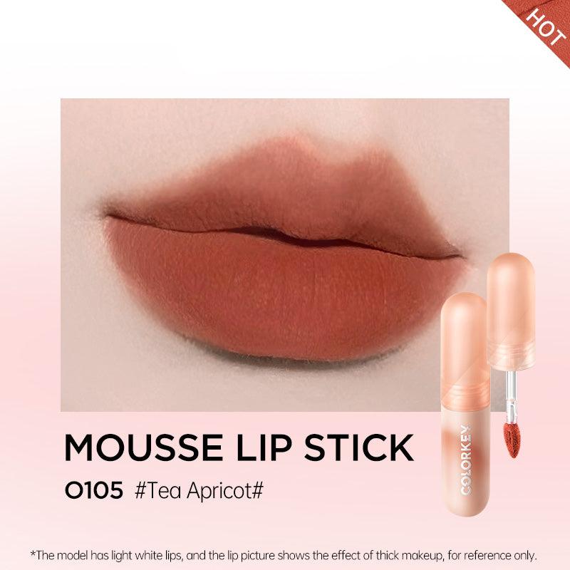 COLORKEY Moist Velvet Mousse Matte Lip Mud 3g - Peachy Glam