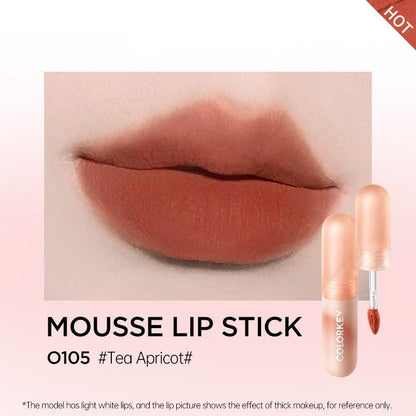 COLORKEY Moist Velvet Mousse Matte Lip Mud 3g - Peachy Glam