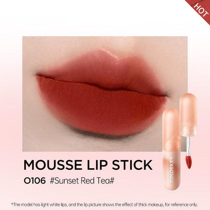 COLORKEY Moist Velvet Mousse Matte Lip Mud 3g - Peachy Glam