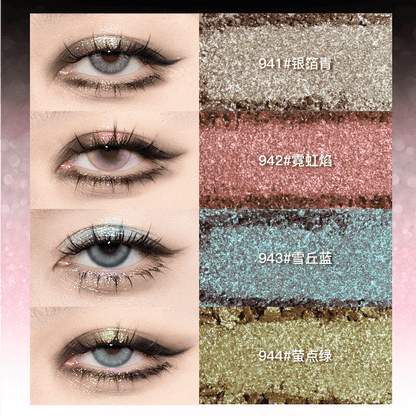 SPENNY Baked Single Eyeshadow 2.6g Bursting Glitter Blue Matte Highlight - Peachy Glam