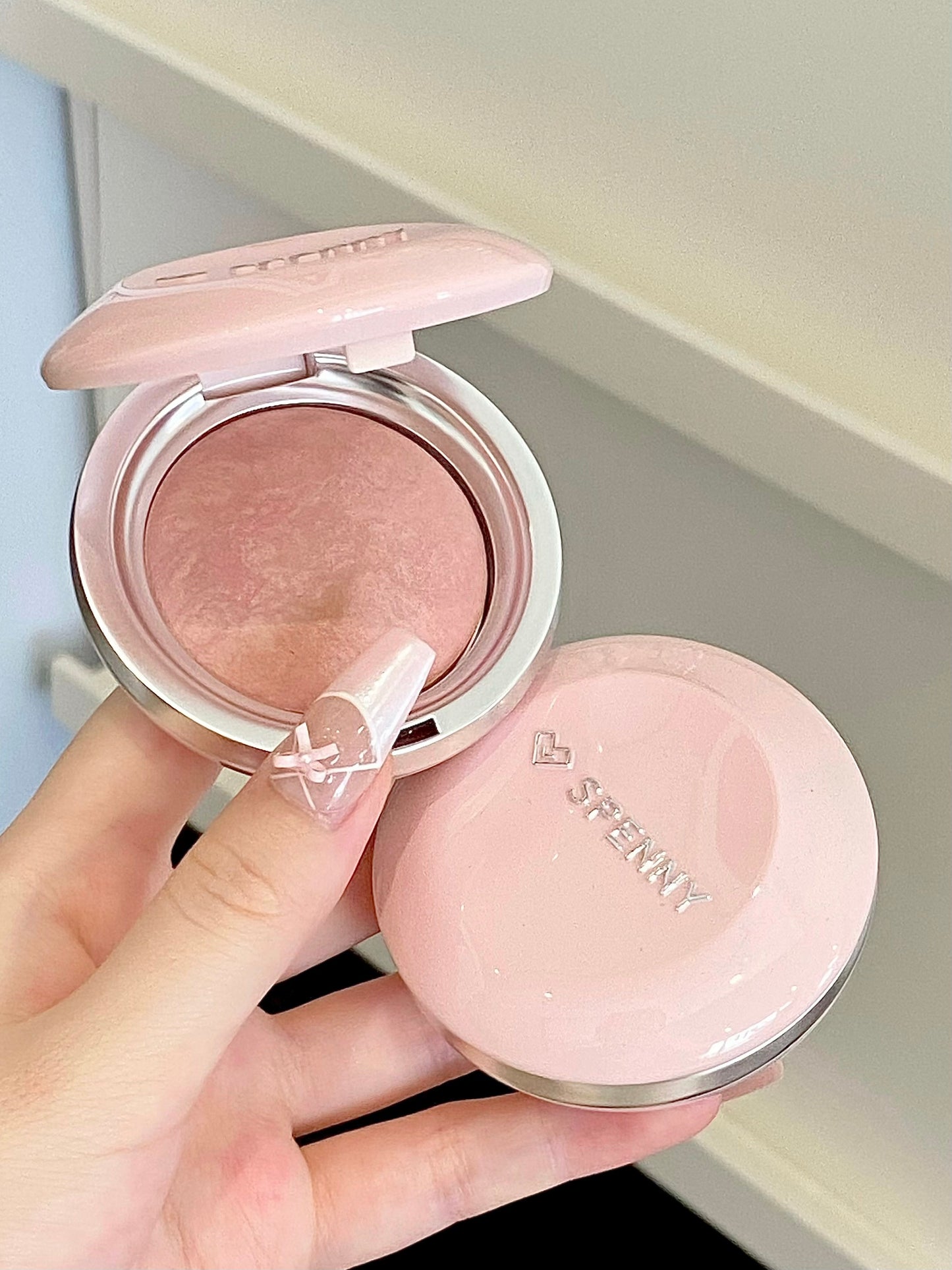 SPENNY Blush Pink 6.2g Soft Matte Color Blush - Peachy Glam