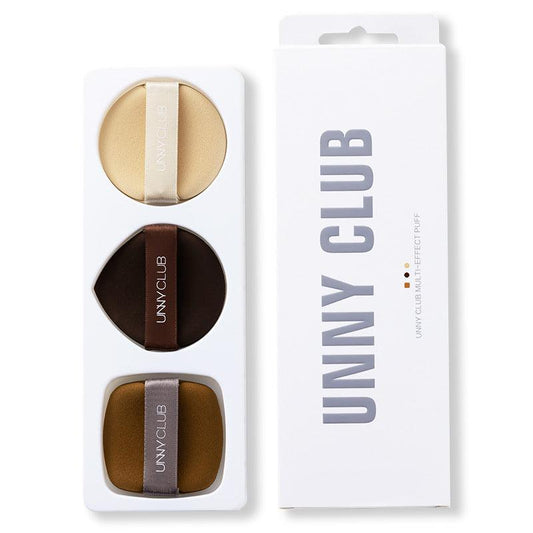 UNNY CLUB Multifunction Makeup Puff 3 Pcs Set - Peachy Glam