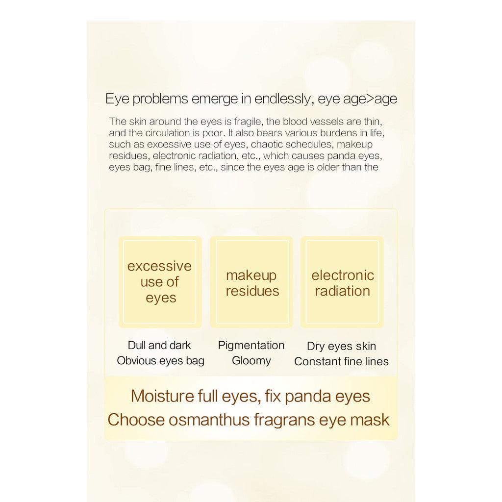 UNIFON Flowers Bloom Osmanthus Eye Mask 100ml/60pcs Anti-wrinkle Brighten Moist - Peachy Glam