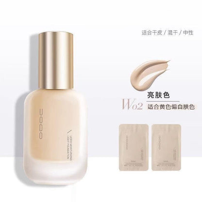 UODO Foundation Moisturizing Matte 30ml Oil Control Concealer Long-Lasting Primer Makeup - Peachy Glam
